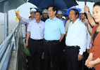 Nguyên Thủ tướng Nguyễn Tấn Dũng thăm các dự án lớn ở Hải Phòng