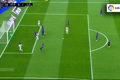 Barcelona 0-1 Eibar phút 7