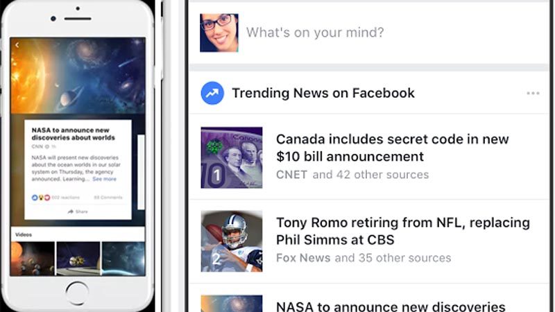 Facebook tăng cường cập nhật chủ đề