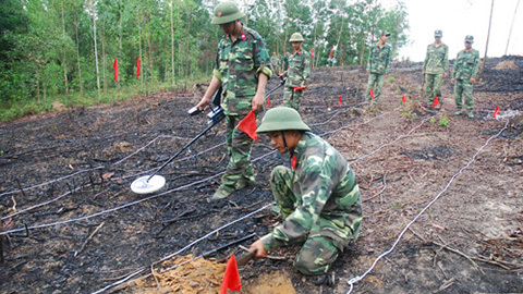 Thủ tướng làm Trưởng BCĐ QG khắc phục hậu quả bom mìn