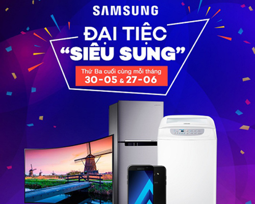 ‘Đại tiệc siêu sung’ trên Lazada.vn