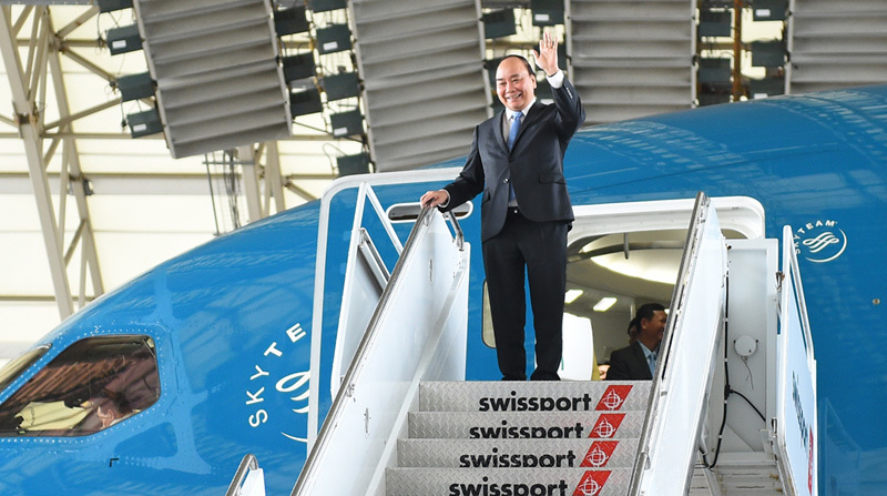 Thủ tướng Nguyễn Xuân Phúc đến New York