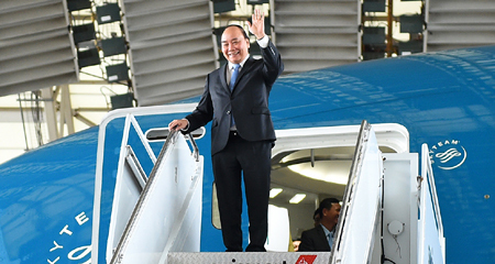 Thủ tướng Nguyễn Xuân Phúc đến New York