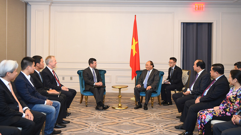 Hình ảnh ngày đầu tiên Thủ tướng đến Mỹ