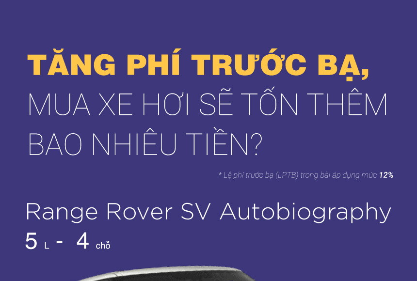 Tăng phí trước bạ, mua xe hơi sẽ tốn thêm bao nhiêu tiền?