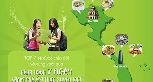Hành trình ‘ăn xuyên Việt’ cùng 7UP