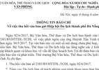 Bộ VHTTDL thu hồi văn bản gửi Hiệp hội Du lịch Đà Nẵng