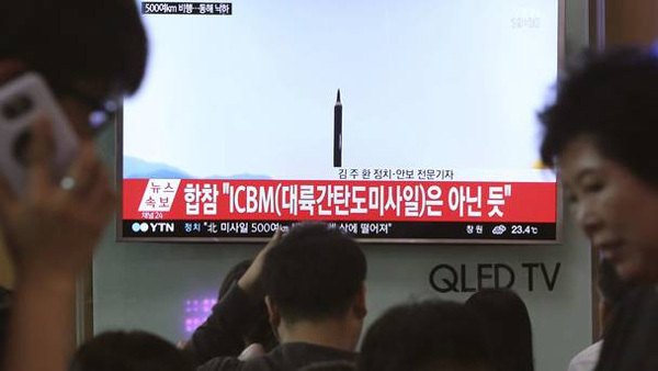 Tên lửa Triều Tiên là 'mối đe dọa trực tiếp' đối với Nga