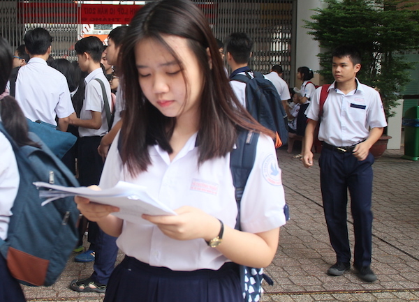 Đề thi môn Toán cơ bản vào trường chuyên Sư phạm TP.HCM