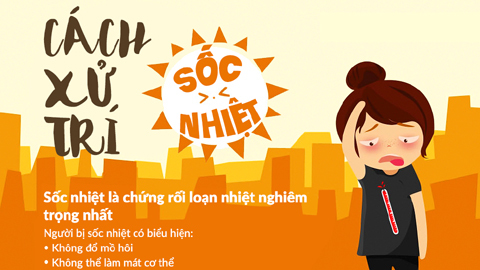 Cách xử trí sốc nhiệt vì nắng nóng