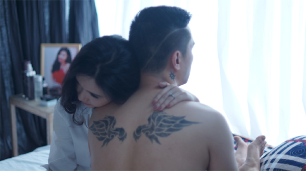 Bạn gái Quang Lê: 'Mỗi cảnh hôn Việt Anh phải diễn hàng chục lần'
