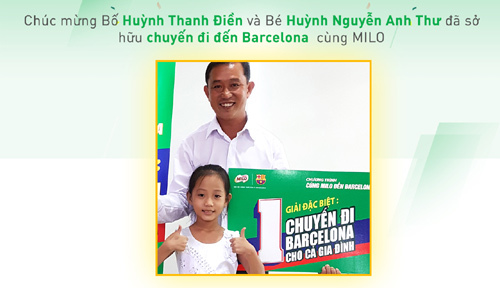 Vẫn còn 3 chuyến đi Barcelona miễn phí cùng MILO