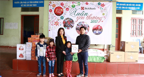 Hàng loạt chương trình thiện nguyện ý nghĩa từ SeABank