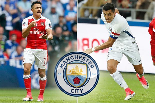 Arsenal cay đắng nhìn Alexis Sanchez chạy sang Man City