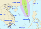 Bão số 1 giật cấp 10 trên biển Đông