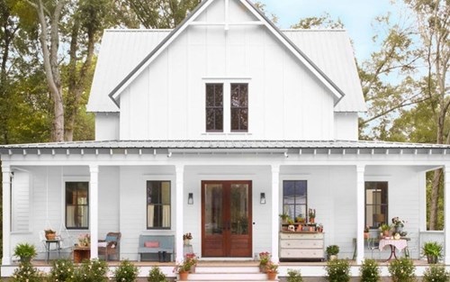 Thiết kế nhà đẹp nhẹ nhàng theo phong cách đồng quê