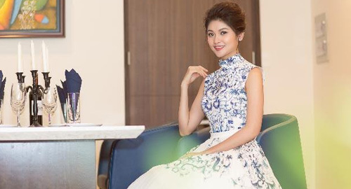 Á hậu Thùy Dung kiêu sa trong căn hộ Remax Plaza