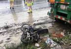 Container cán nát xe máy đổ dốc cầu Phú Mỹ, 2 người tử vong