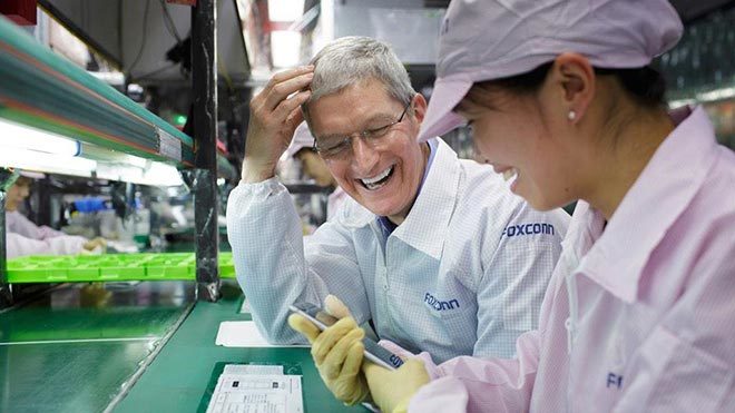 Công ty lắp ráp iPhone đàm phán xây nhà máy ở Mỹ