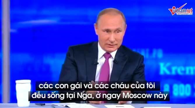 Ông Putin lần đầu 'bật mí' về con cháu