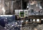 Đống tro tàn ám ảnh trong chung cư cháy rụi ở Anh