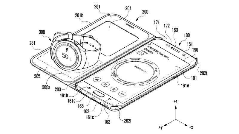 Samsung có sáng chế mới, sạc smartwatch bằng chính smartphone