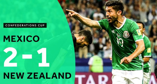 Video bàn thắng Mexico 2-1 New Zealand