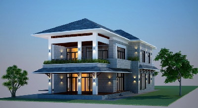 Gợi ý 10 mẫu biệt thự phong cách bán cổ điển đẹp mê mẩn