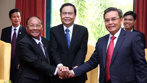 Khai mạc hội nghị Chủ tịch Mặt trận 3 nước Campuchia – Lào – Việt Nam