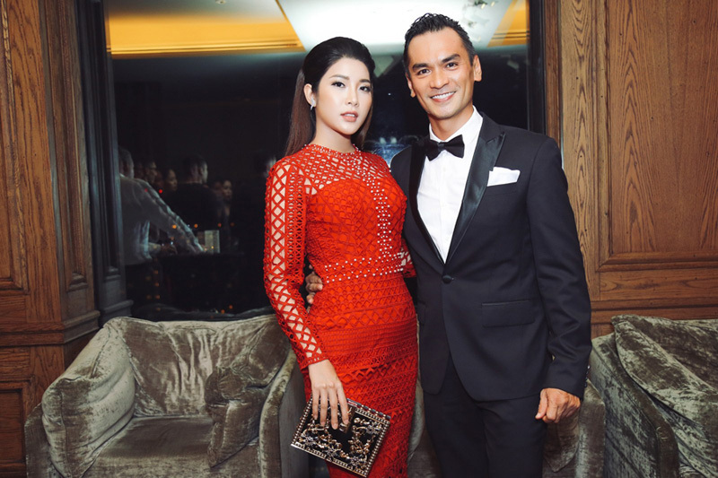 Yan My thân mật bên diễn viên Đức Hải