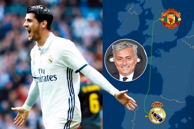 Morata bay chuyên cơ đến Manchester, 
