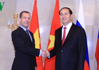 Chủ tịch nước hội kiến Thủ tướng Nga Medvedev