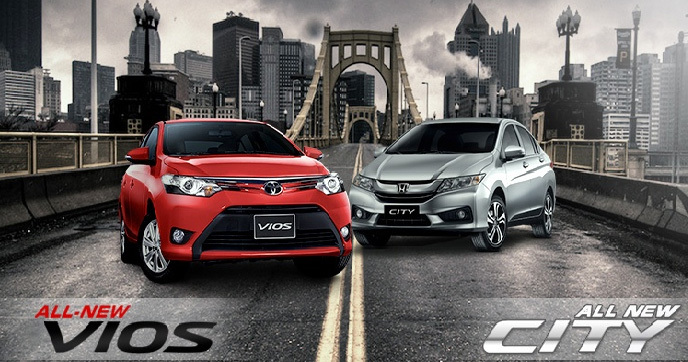 Đọ sức đối thủ truyền kiếp Toyota Vios và Honda City