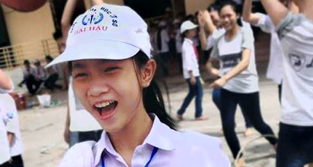 Nữ sinh có kết quả thi cao nhất Nam Định với hai điểm 10 tuyệt đối