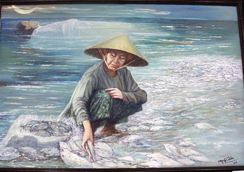 Vụ thu hồi bức tranh 'Biển chết' không liên quan đến chính trị