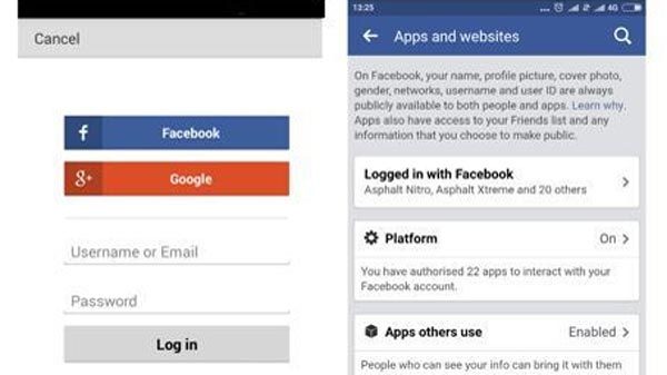 Nên tránh đăng ký ứng dụng mới bằng tài khoản Facebook