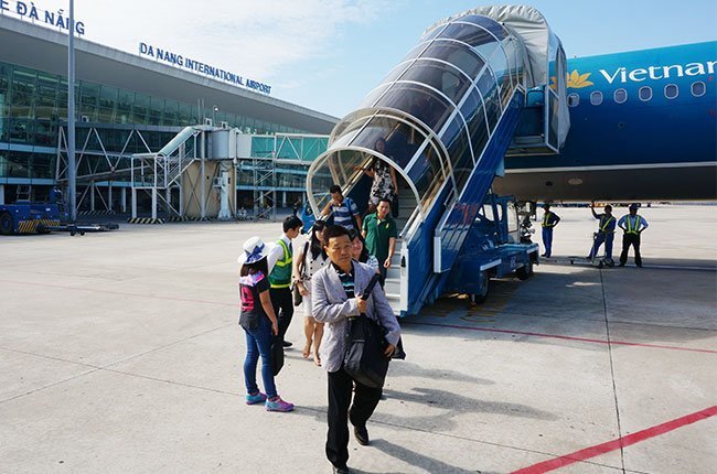Mỗi tuần có 130 chuyến bay khách Trung Quốc đến Đà Nẵng