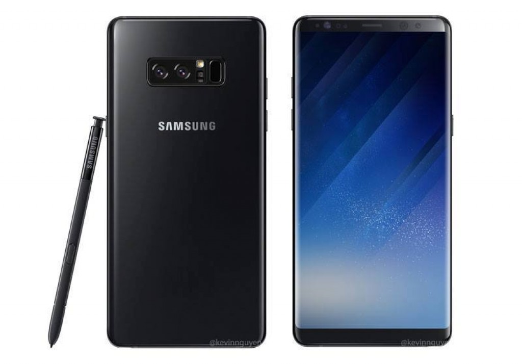 Galaxy Note 8 có cảm biến vân tay mặt sau, sát cạnh camera kép?