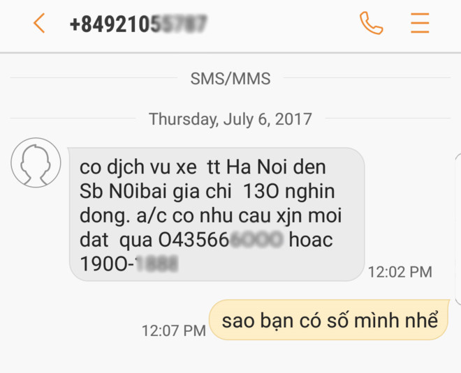 Đặt vé máy bay, có ngay hãng xe dịch vụ lạ hỏi nhu cầu