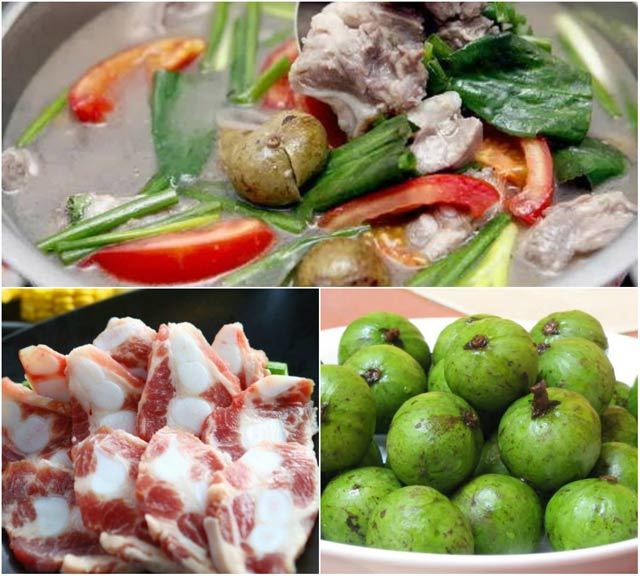Cách làm món canh sườn nấu sấu chua dịu mát cho bữa cơm ngày hè