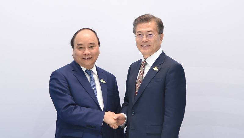 Thủ tướng gặp chính thức Tổng thống Hàn và Thủ tướng Úc