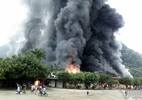 Lạng Sơn: Chợ cửa khẩu Tân Thanh bốc cháy dữ dội