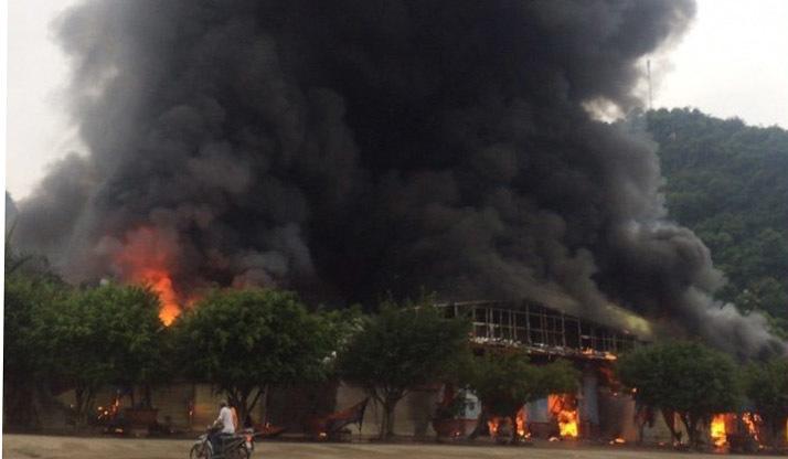 cháy chợ Tân Thanh