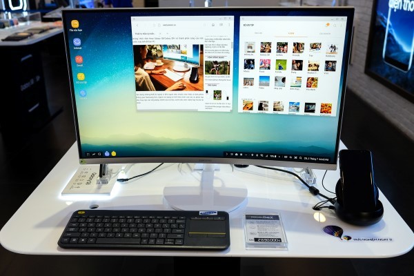 Biến Galaxy S8 thành desktop trong nháy mắt với Samsung DeX