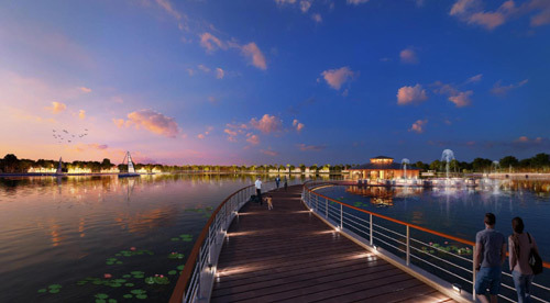 Vinhomes Riverside - The Harmony ra mắt biệt thự ven hồ