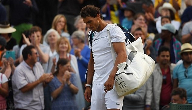 Nadal bị đá bay khỏi Wimbledon sau cuộc marathon nghẹt thở