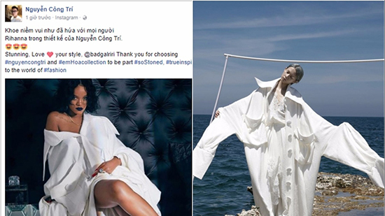 Rihanna chọn thiết kế 'Em Hoa' của Công Trí