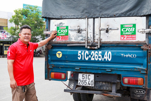 Bí quyết phòng thân của tài xế xe tải