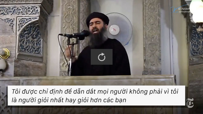 Chân dung thủ lĩnh tối cao IS vừa bị tiêu diệt