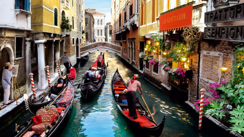 Kiến trúc Venice đa sắc lãng mạn bên sông ở TP.HCM